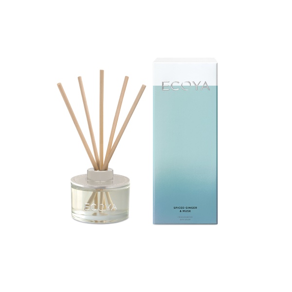 Ecoya Spiced Ginger and Musk Mini Reed Diffuser 50ml