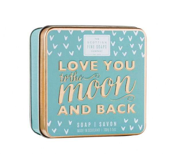 Scottish Fine Soaps 'Love You to the Moon and Back' Soap Tin 100g