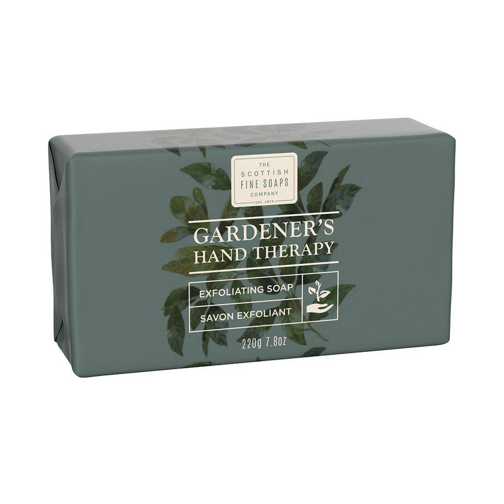 Scottish Fine Soaps Gardener's Hand Therapy Exfoliating Soap 220g Wrapped