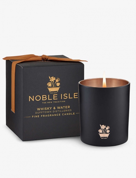 Noble Isle Whisky & Water Candle 200g