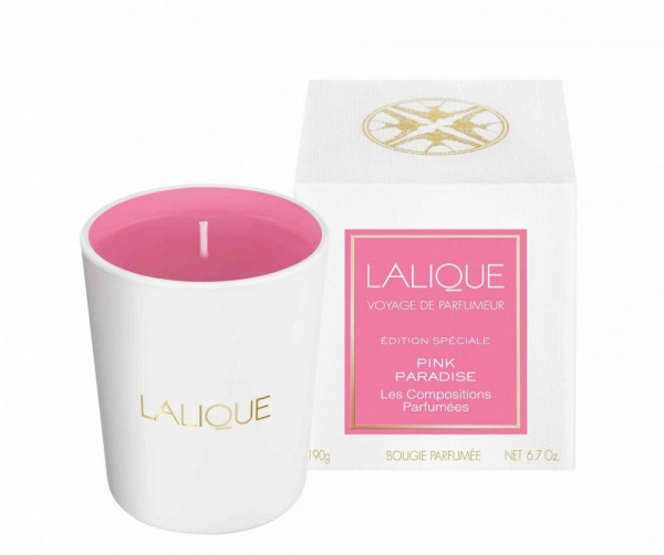 Lalique Candle Pink Paradise 190g