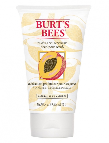 Burt's Bees Peach & Willow Bark Deep Pore Scrub 110g